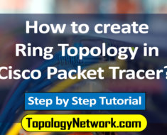 how to make ring topology in cisco packet tracer